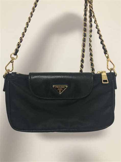 prada nylon tessuto saffiano clutch|prada clutch bag.